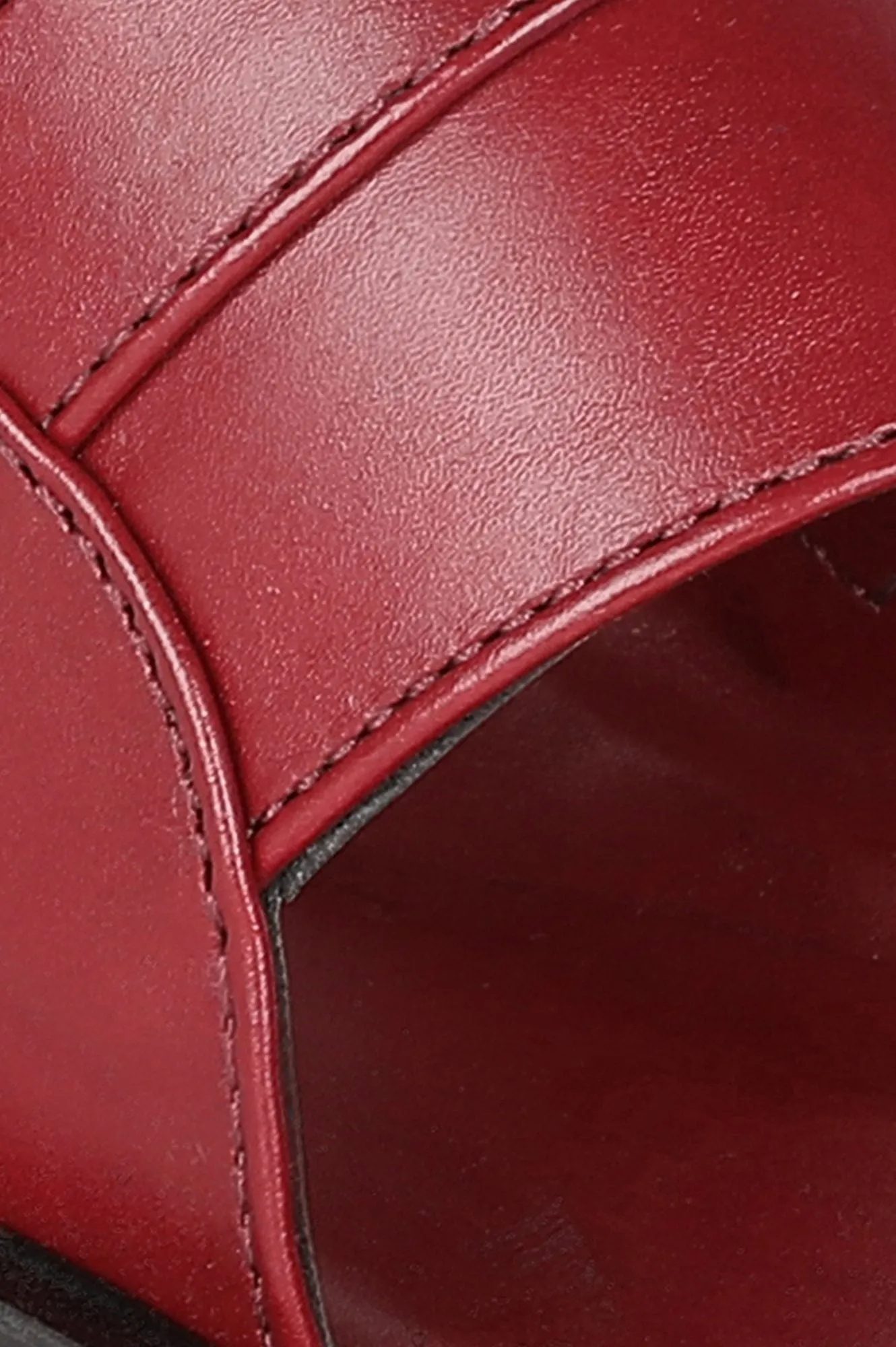 Burgundy Almond Toe Solid Flat - ZDarlene
