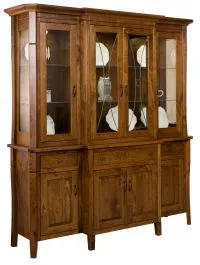 Candice - Amish Solid Wood 4 Door Dining Hutch