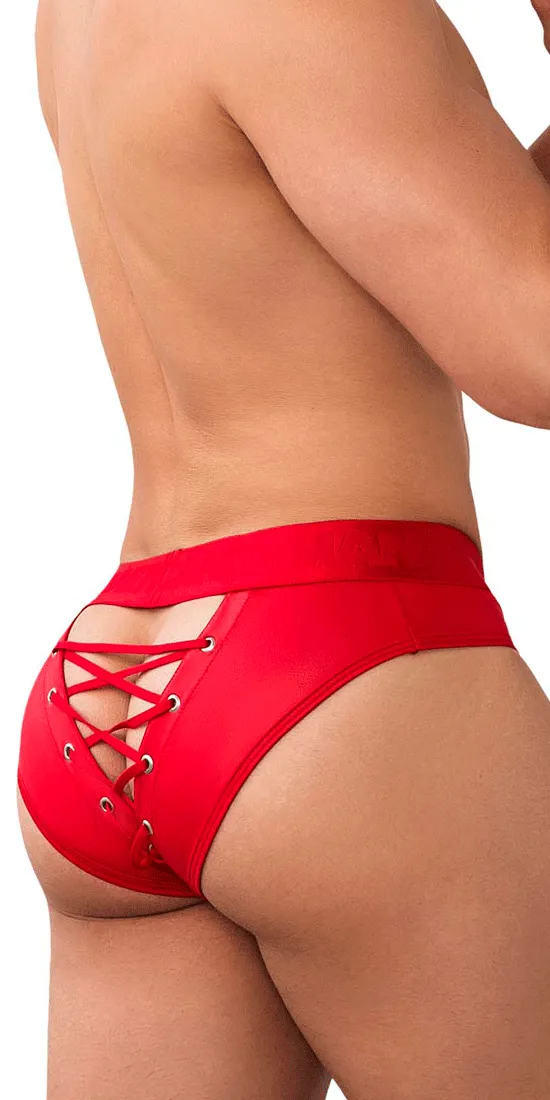 Candyman 99641 Shorty Briefs Red