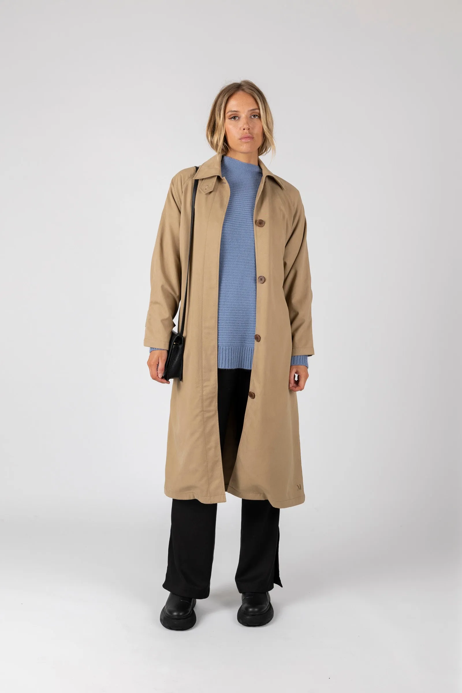 Chalet Funnel Neck Knit - Sapphire