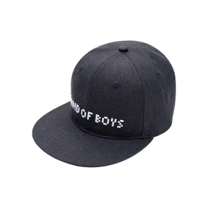 Charcoal BOB Pixelated Flat Peak Cap