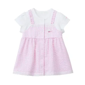 Checkered Seersucker Baby Dress