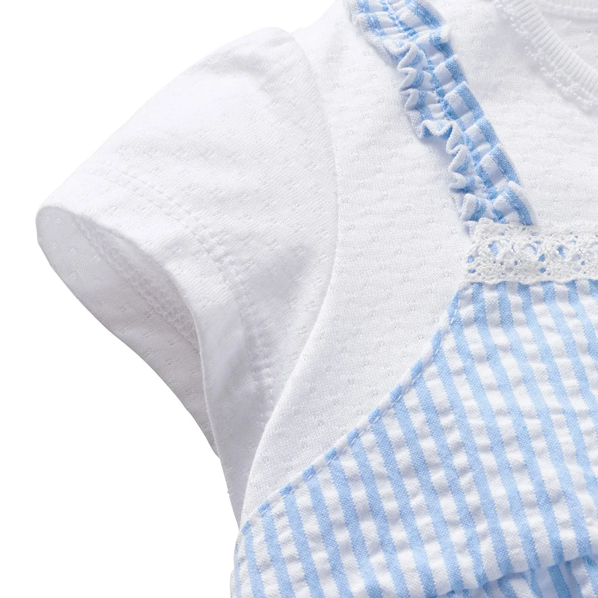 Checkered Seersucker Baby Dress
