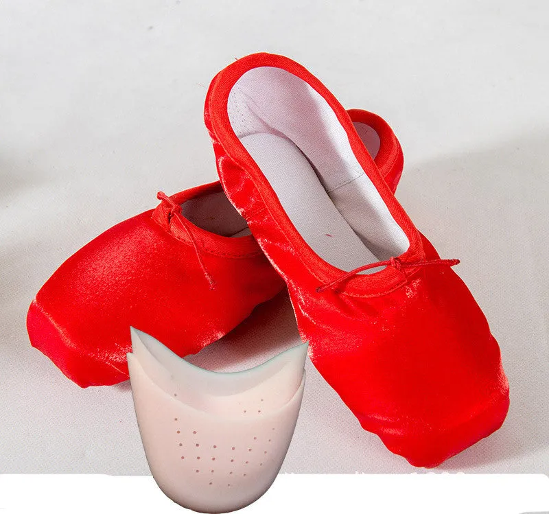 Child and Adult ballet pointe dance shoes ladies professional ballet dance shoes with ribbons shoes woman
