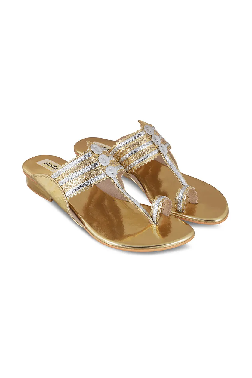 Classic K Flats Gold