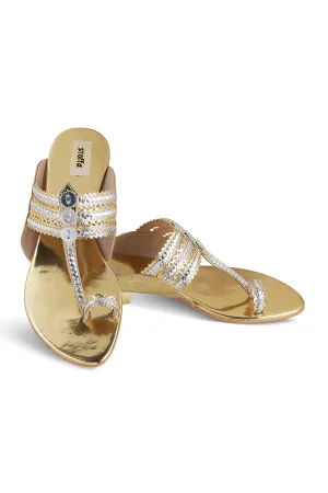 Classic K Flats Gold