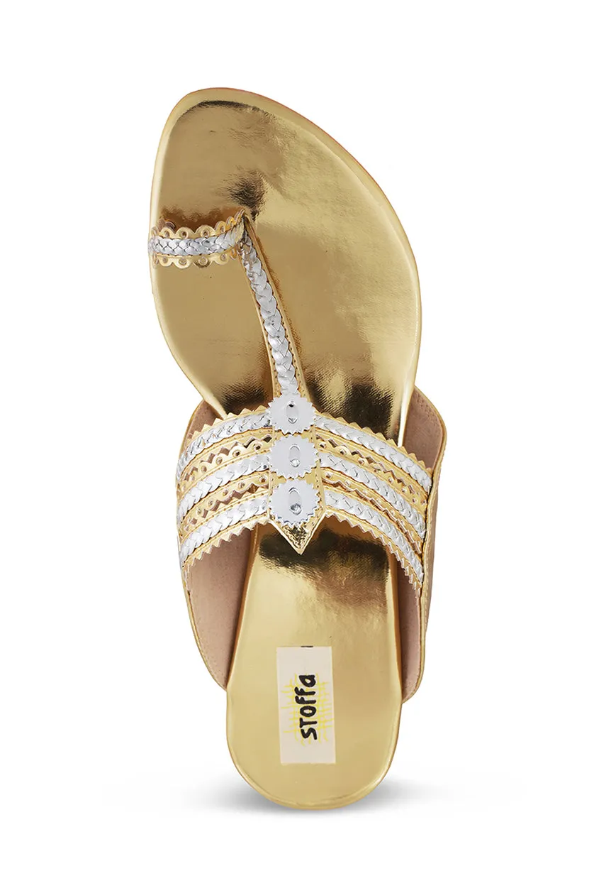 Classic K Flats Gold