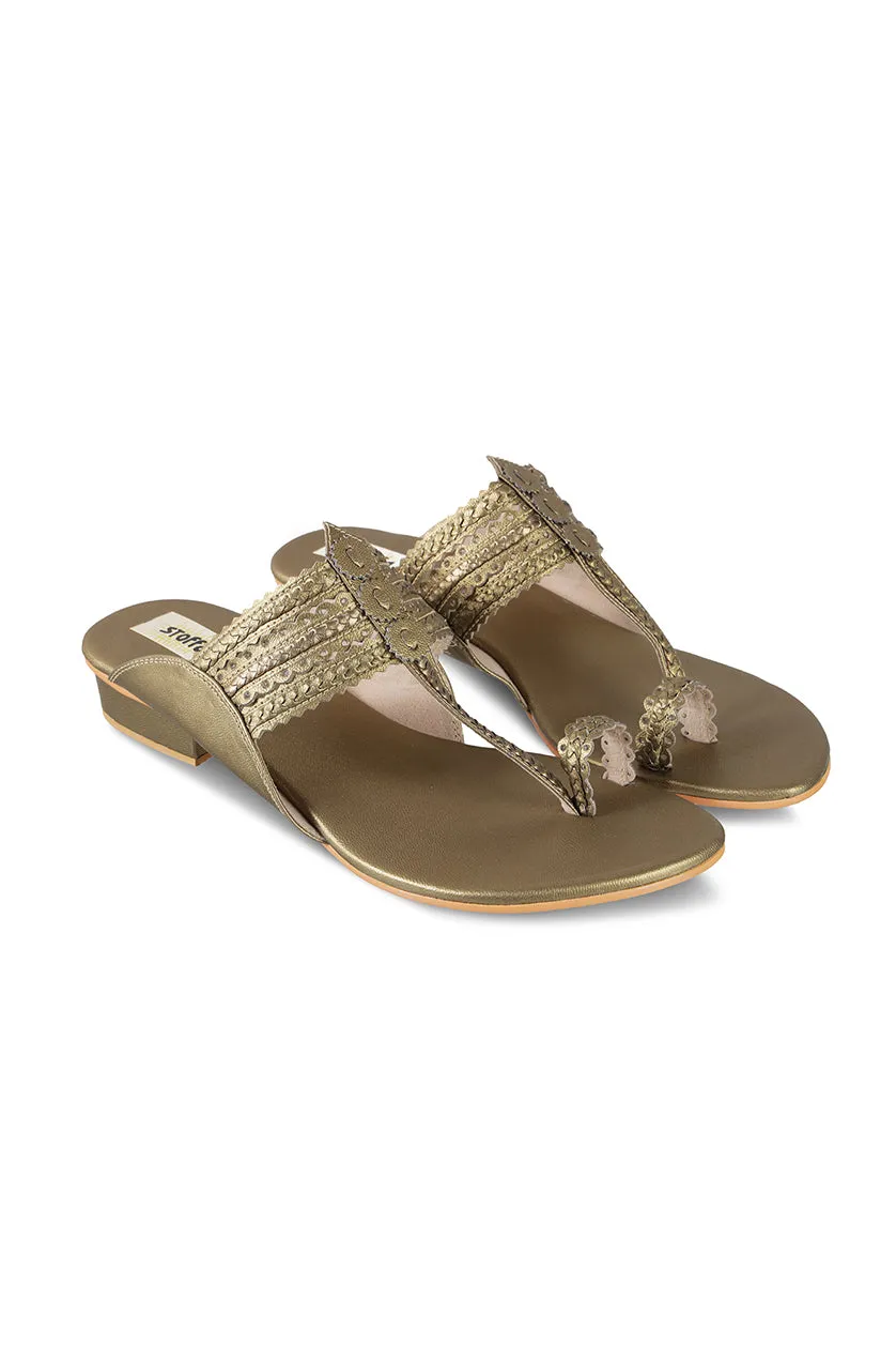 Classic K Flats Gold