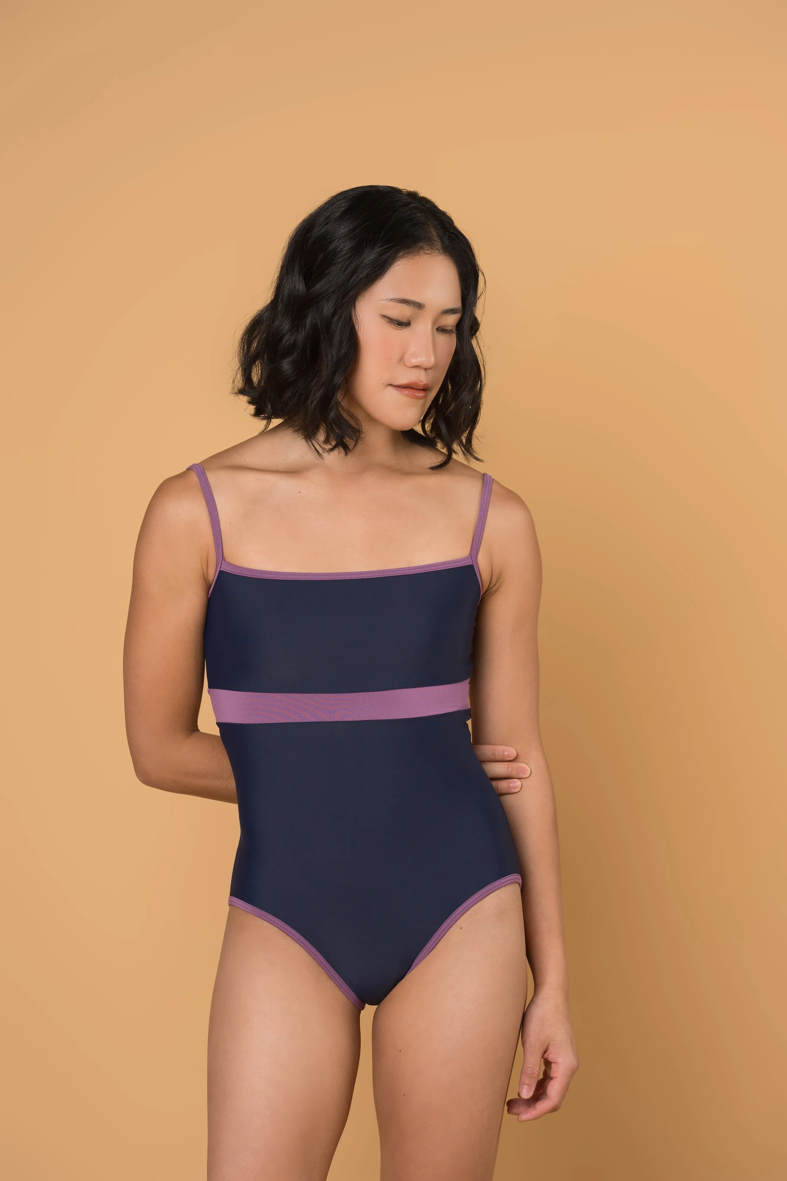 Cleo Leotard in Ultraviolet