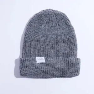 Coal The Stanley Soft Knit Cuff Beanie - Heather Grey