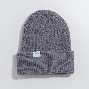Coal The Stanley Soft Knit Cuff Beanie - Mid Grey