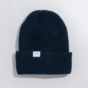 Coal The Stanley Soft Knit Cuff Beanie - Navy