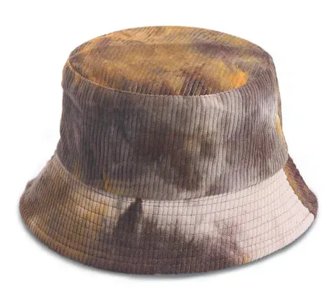 Corduroy Tie-Dye Fisherman Hat