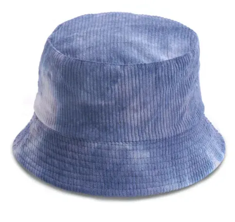 Corduroy Tie-Dye Fisherman Hat