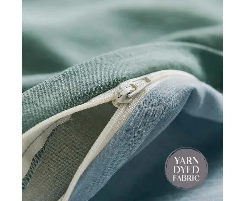 Cosy Club Duvet Cover Quilt Set Flat Cover Pillow Case Blue Lagoon Inspired