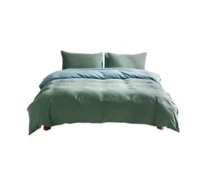 Cosy Club Duvet Cover Quilt Set Flat Cover Pillow Case Blue Lagoon Inspired