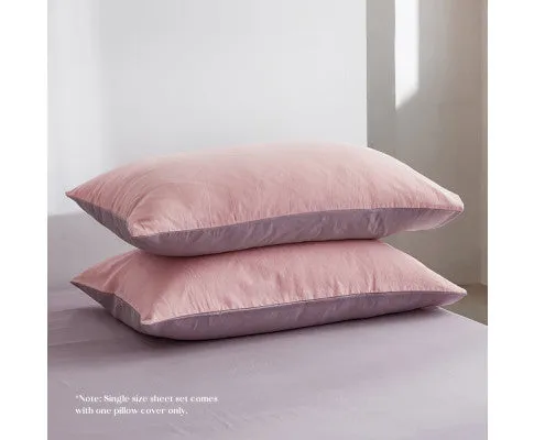 Cosy Club Duvet Cover Quilt Set Flat Cover Pillow Case Candy Floss Inspired