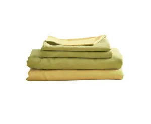 Cosy Club Sheet Set Bed Sheets Set - Flat Cover Pillow Case Yellow Inspired
