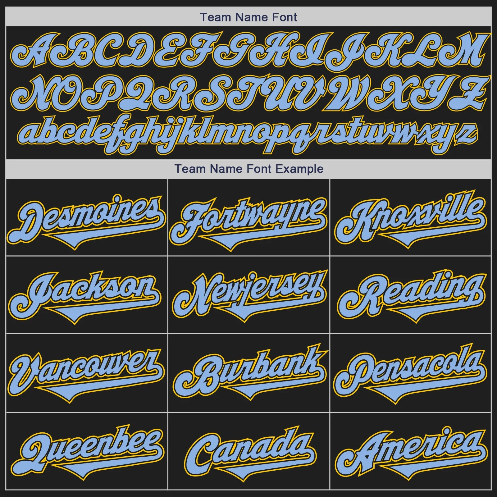 Custom Black Light Blue-Yellow Authentic Two Tone Baseball Jersey