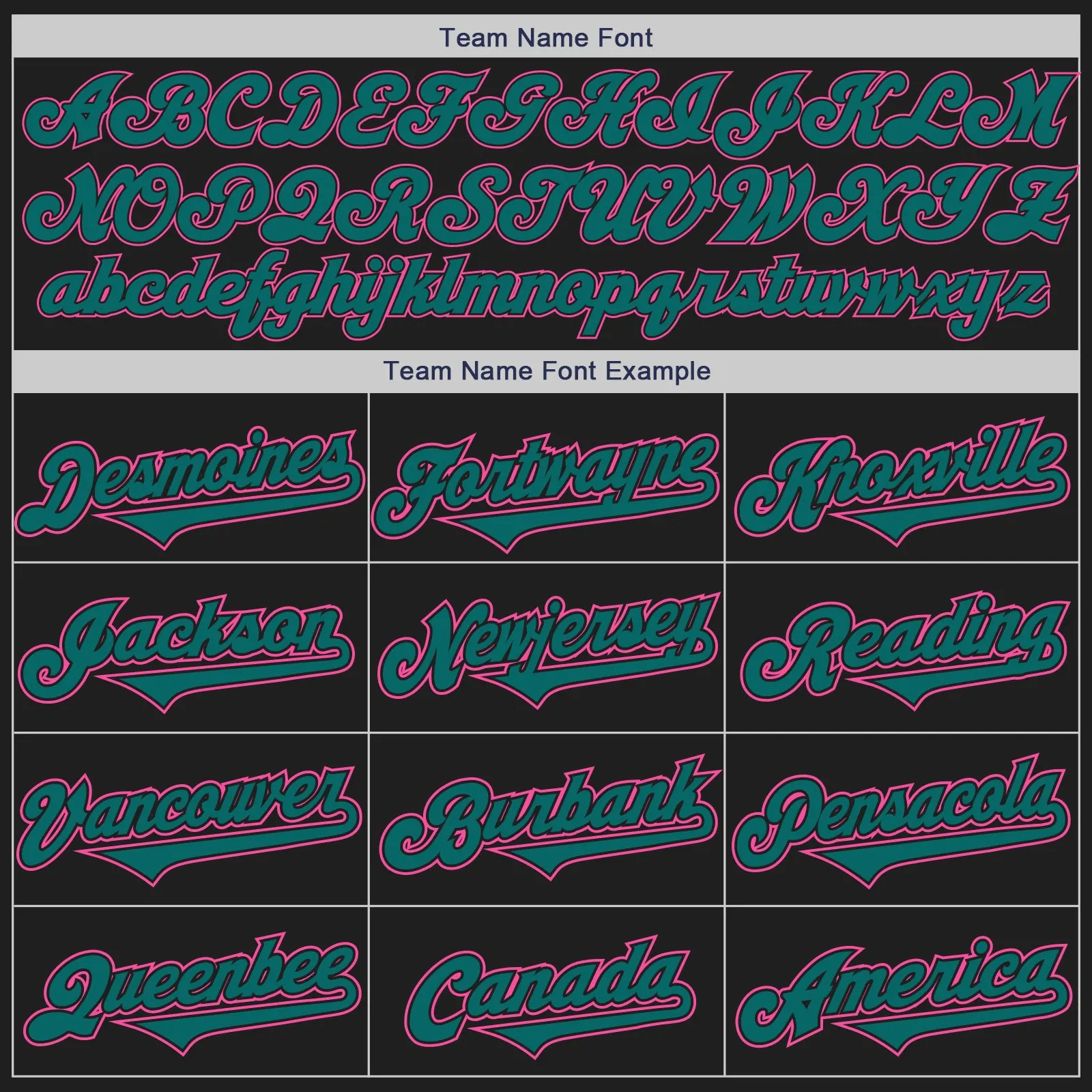 Custom Black Teal-Pink Authentic Two Tone Baseball Jersey