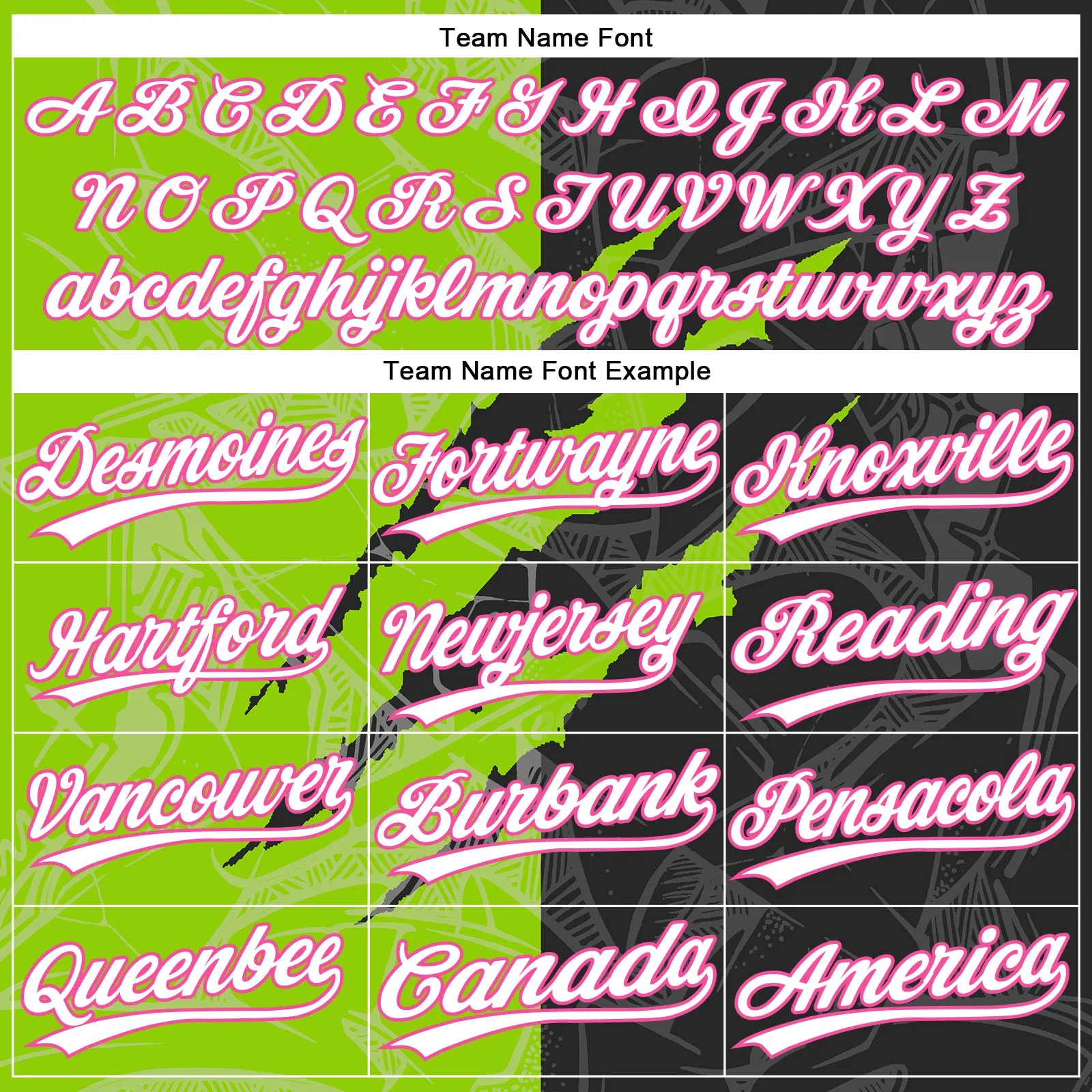 Custom Graffiti Pattern Black Neon Green-Pink 3D Two-Button Unisex Softball Jersey