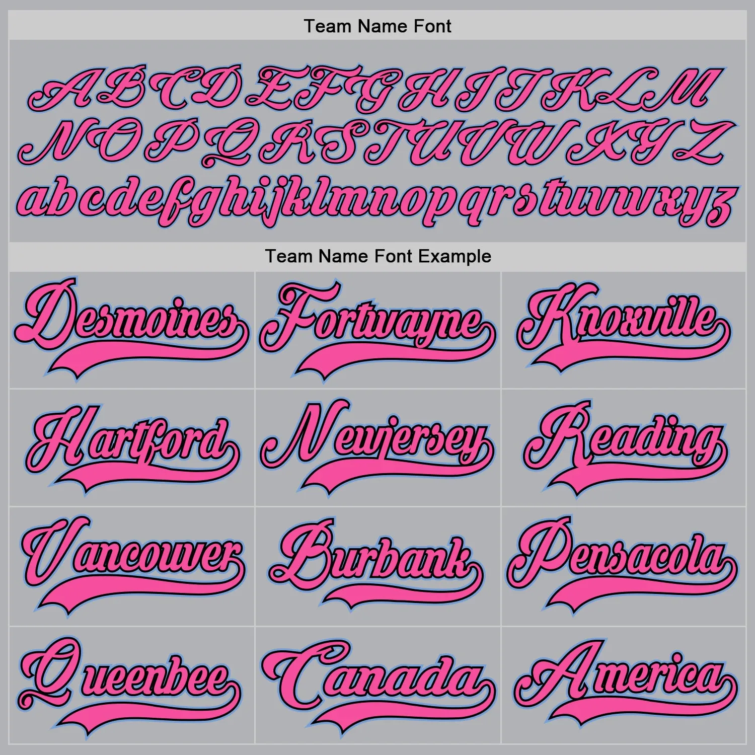 Custom Gray Light Blue Black-Pink Hockey Jersey