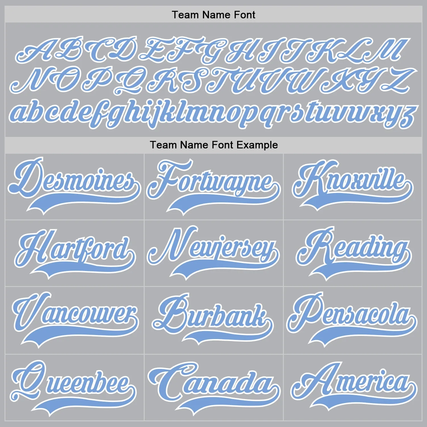Custom Gray Light Blue-White Hockey Jersey
