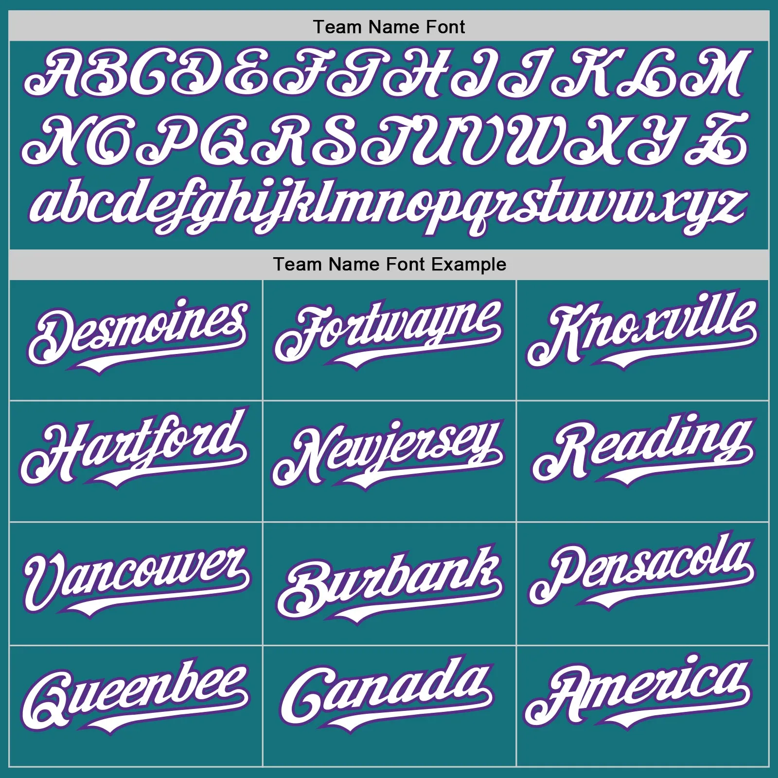 Custom Teal White-Purple 3 Colors Arm Shapes Authentic Baseball Jersey