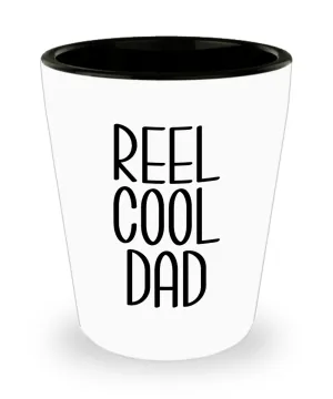 Dad Fishing Gifts Funny Fly Fisherman Gift Father's Day Ceramic Shot Glass