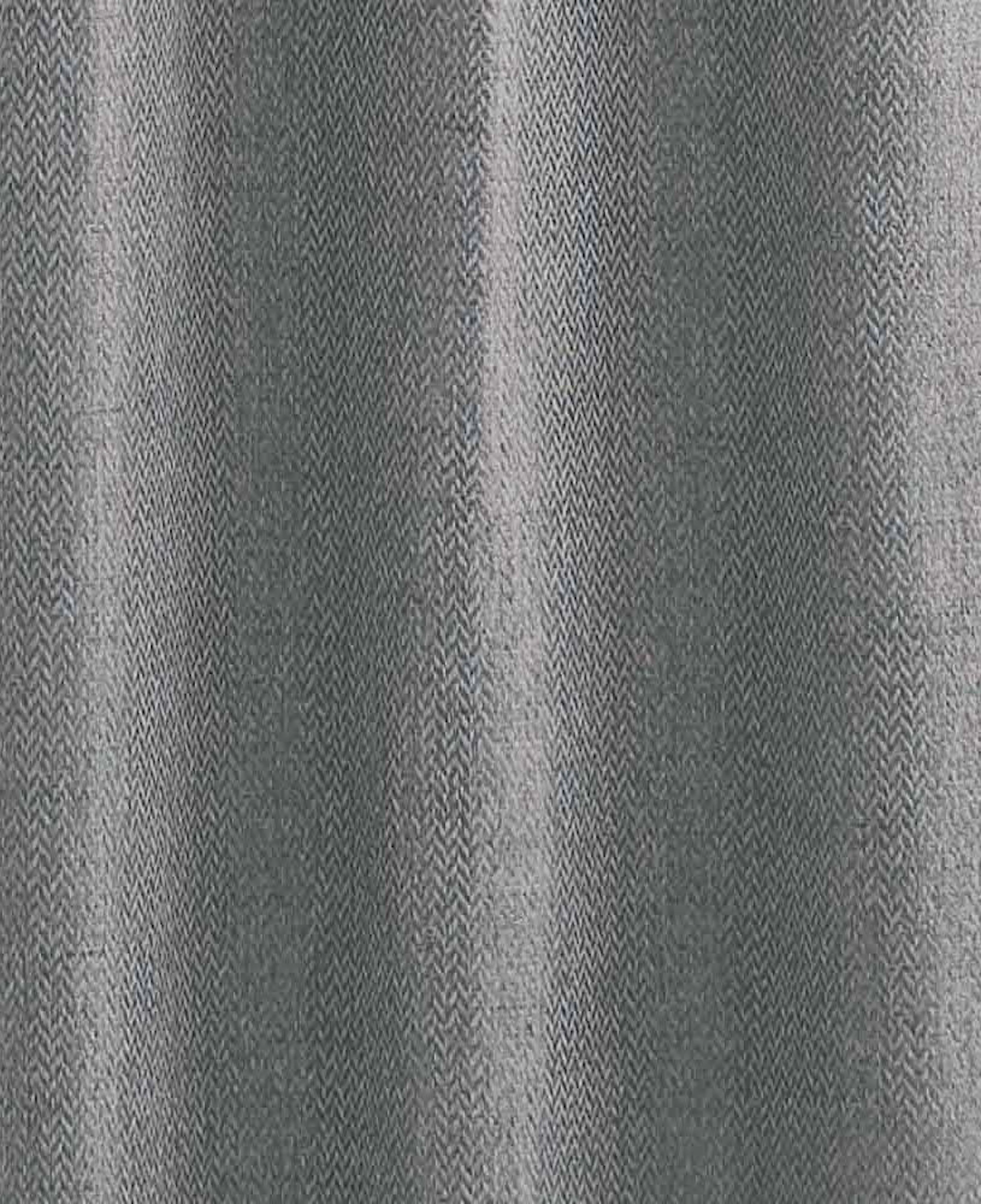 Dainty Home Boston Woven Herringbone Textured Thermal Insulated Blackout Grommet Panel Pair