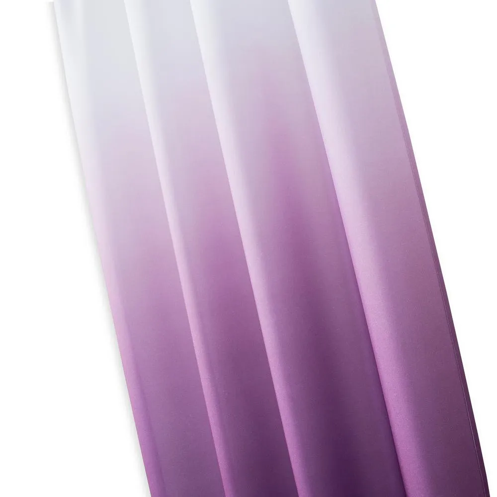 Dainty Home Shades Gradient Ombre Design Heavy Room Darkening Rod Pocket Panel Pair