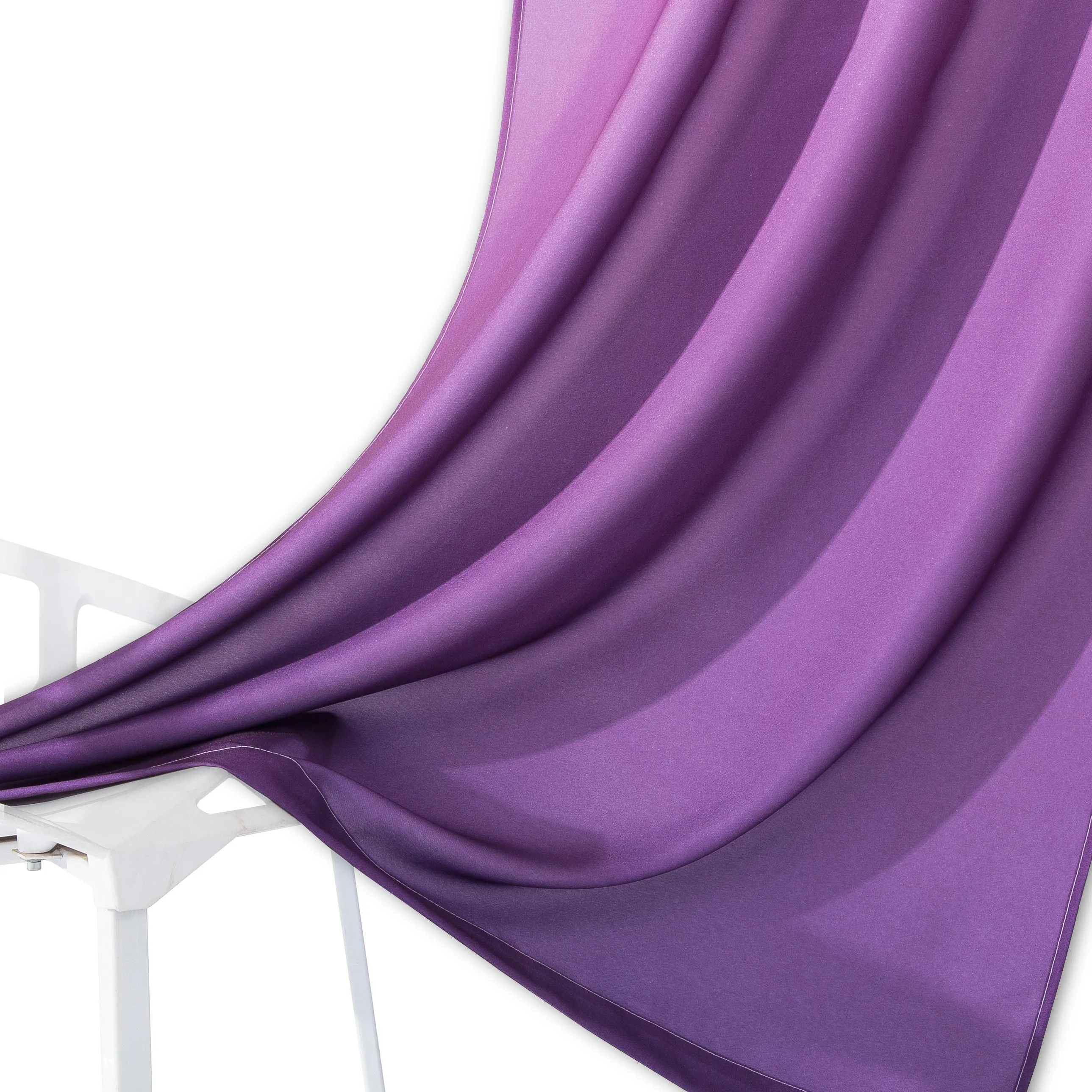 Dainty Home Shades Gradient Ombre Design Heavy Room Darkening Rod Pocket Set Of 4 Window Panels