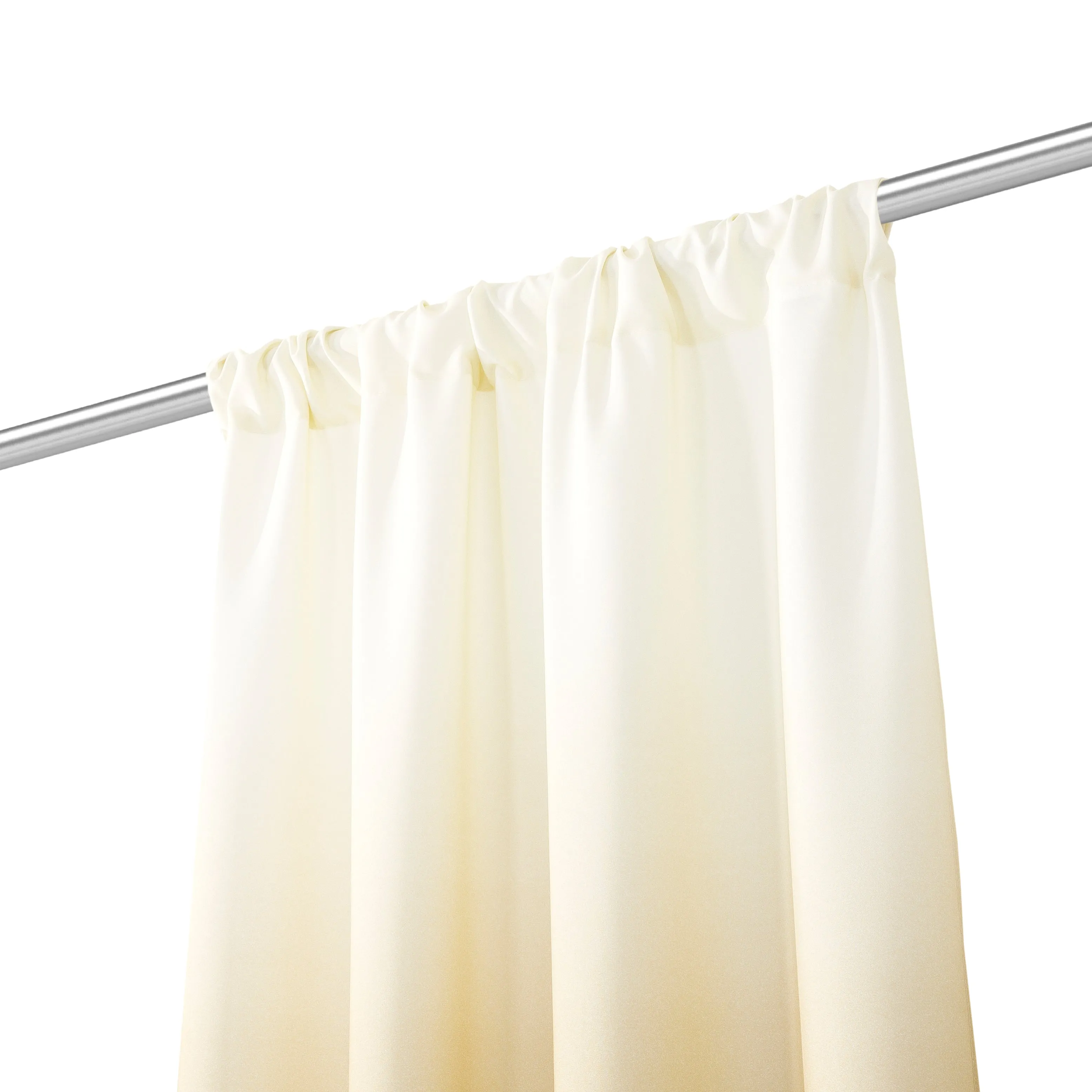 Dainty Home Shades Gradient Ombre Design Heavy Room Darkening Rod Pocket Set Of 4 Window Panels