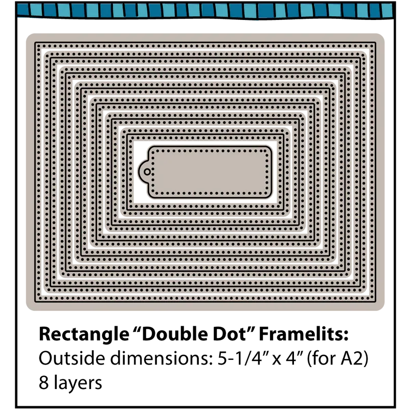 Dare 2B Artzy Rectangle Framelits Die
