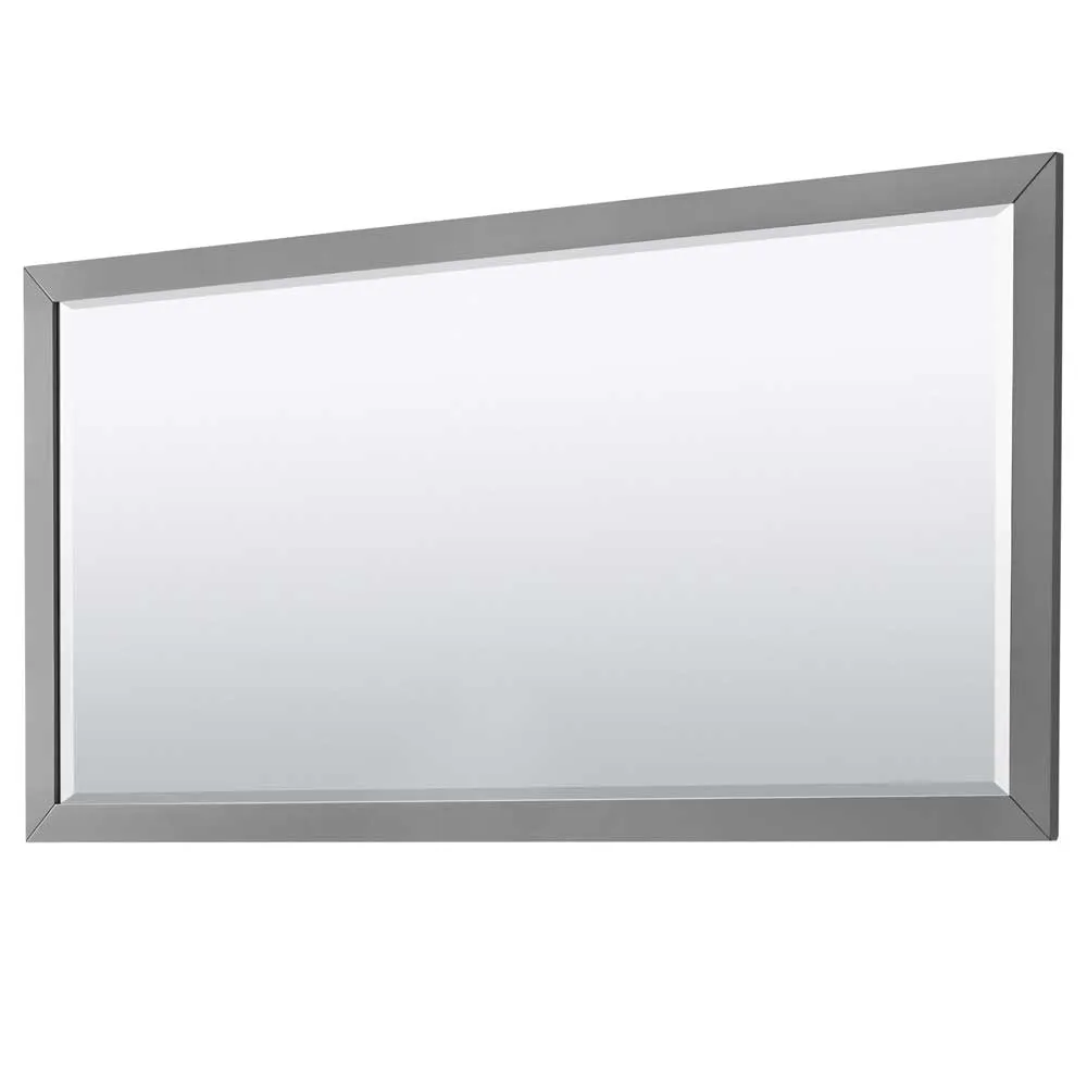 Daria 80 Inch Double Bathroom Vanity in Dark Gray