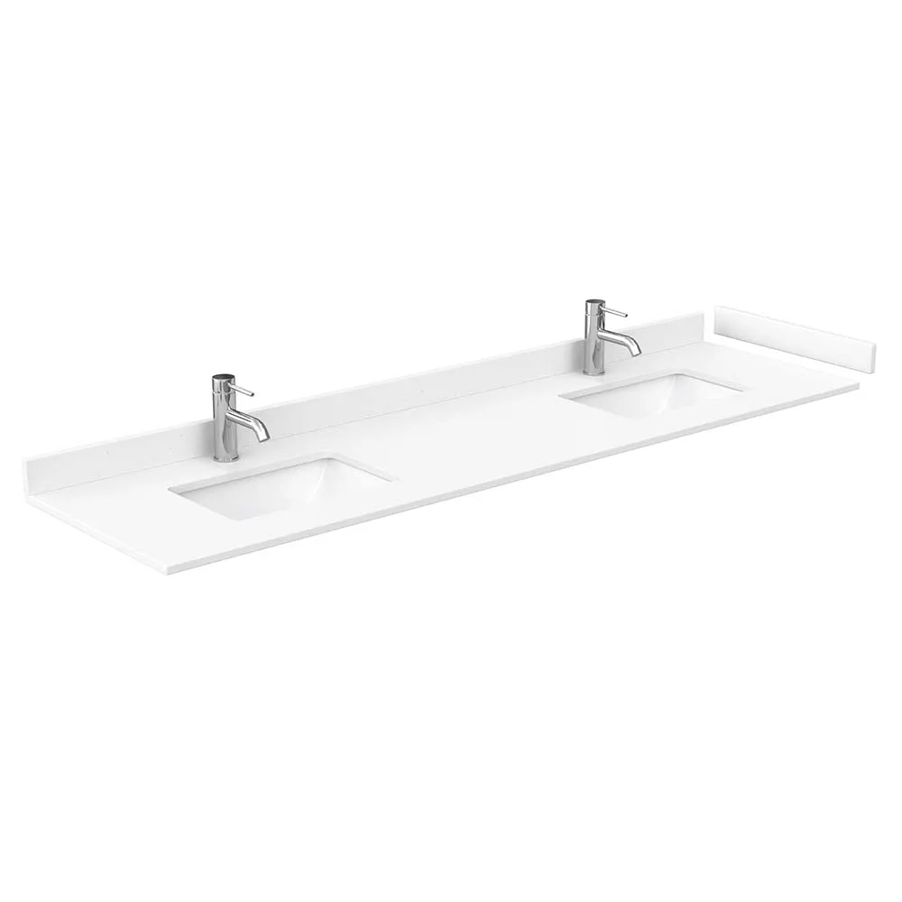 Daria 80 Inch Double Bathroom Vanity in Dark Gray
