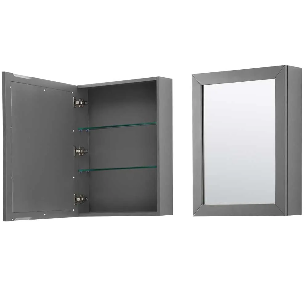 Daria 80 Inch Double Bathroom Vanity in Dark Gray