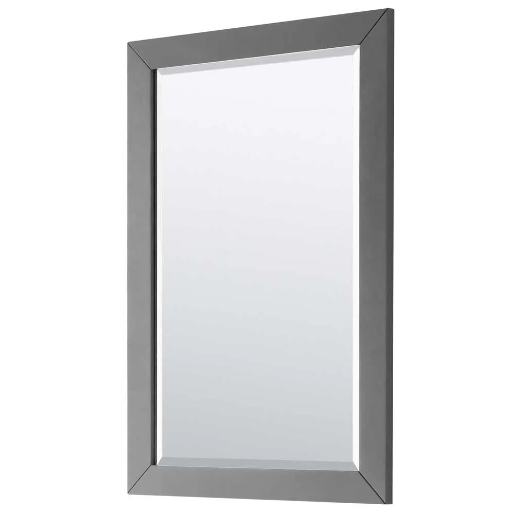Daria 80 Inch Double Bathroom Vanity in Dark Gray