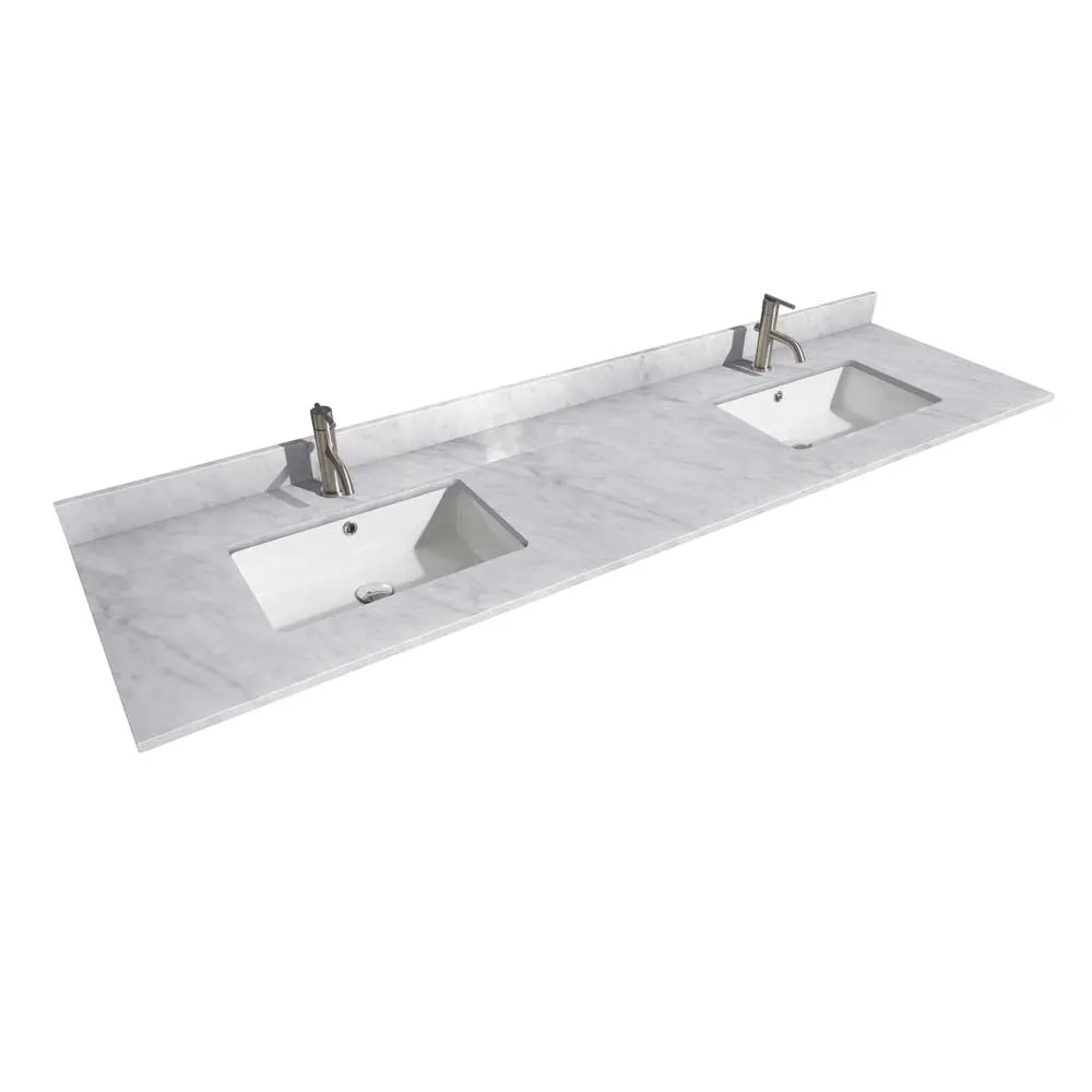Daria 80 Inch Double Bathroom Vanity in Dark Gray