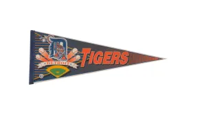 Detroit Tigers Felt Flag Pennant