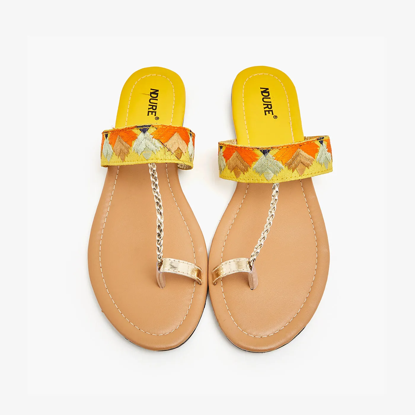Embroidered Ladies Chappal