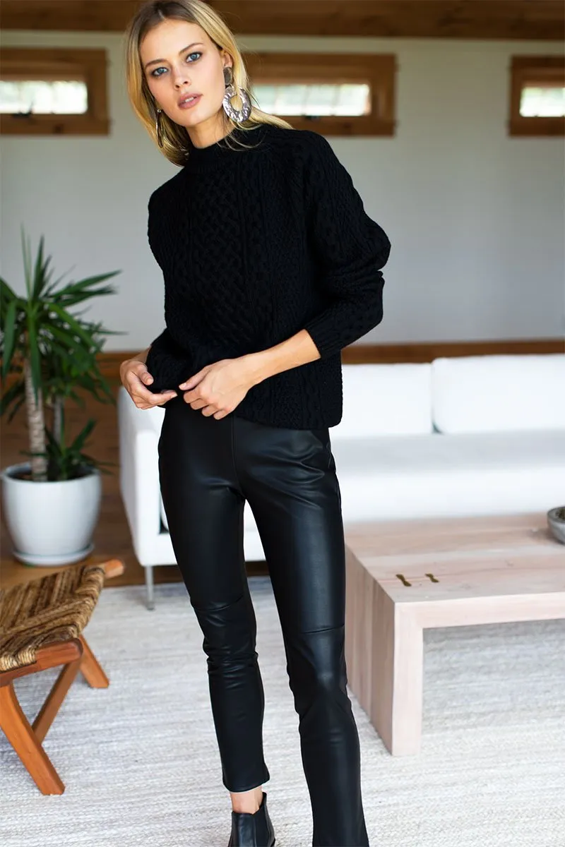 Emerson Fry Fisherman Black Sweater