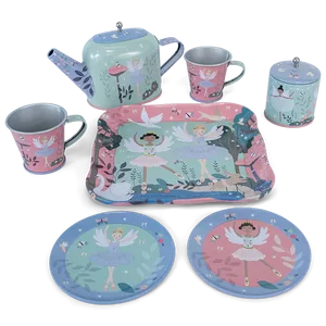 Enchanted 9pc Tin Tea Set