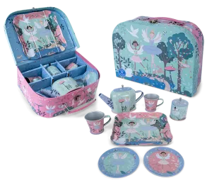 Enchanted 9pc Tin Tea Set