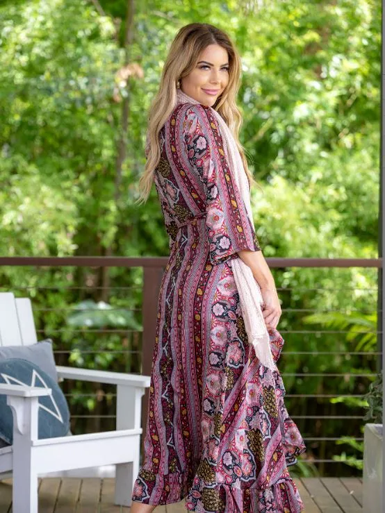 Evi Wrap Dress by Cienna