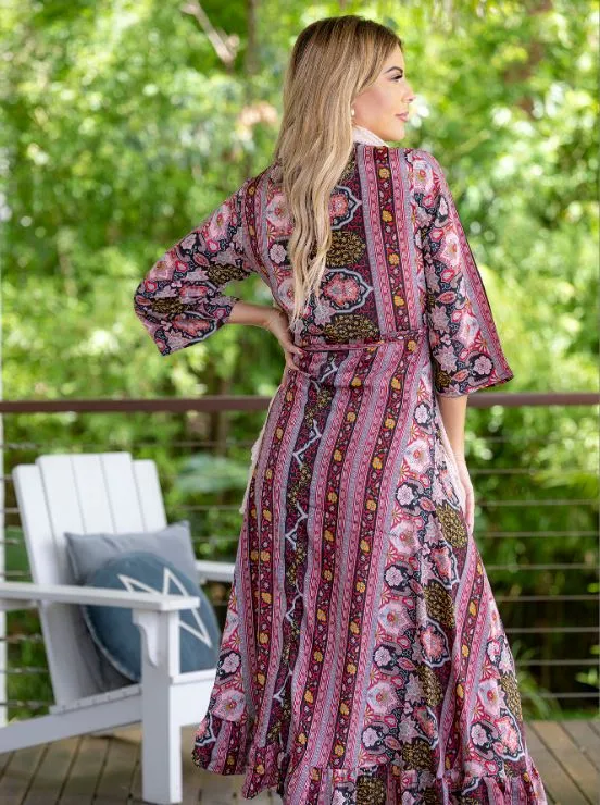 Evi Wrap Dress by Cienna