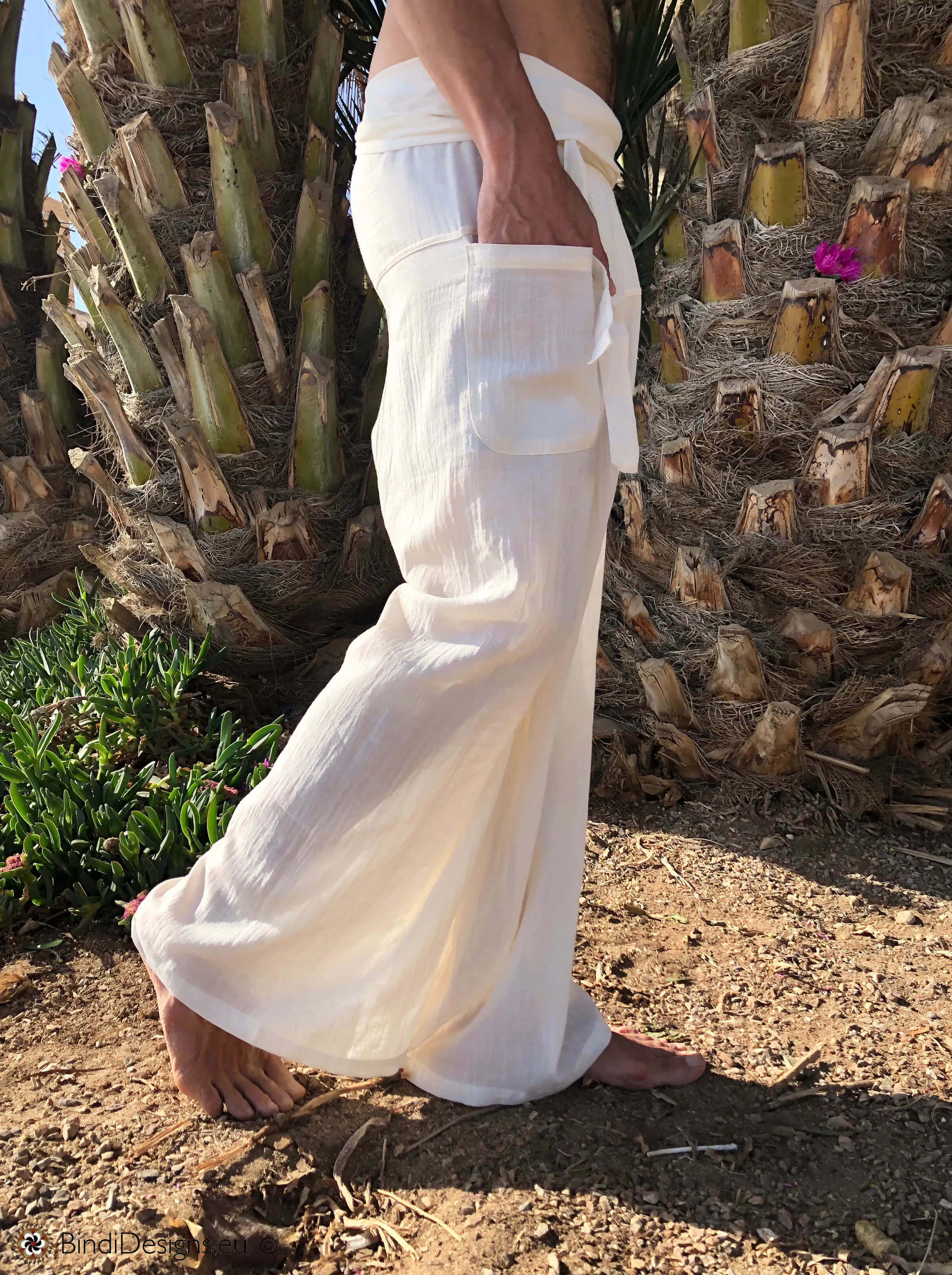 Extra Light Natural Cotton Thai Fisherman Pants