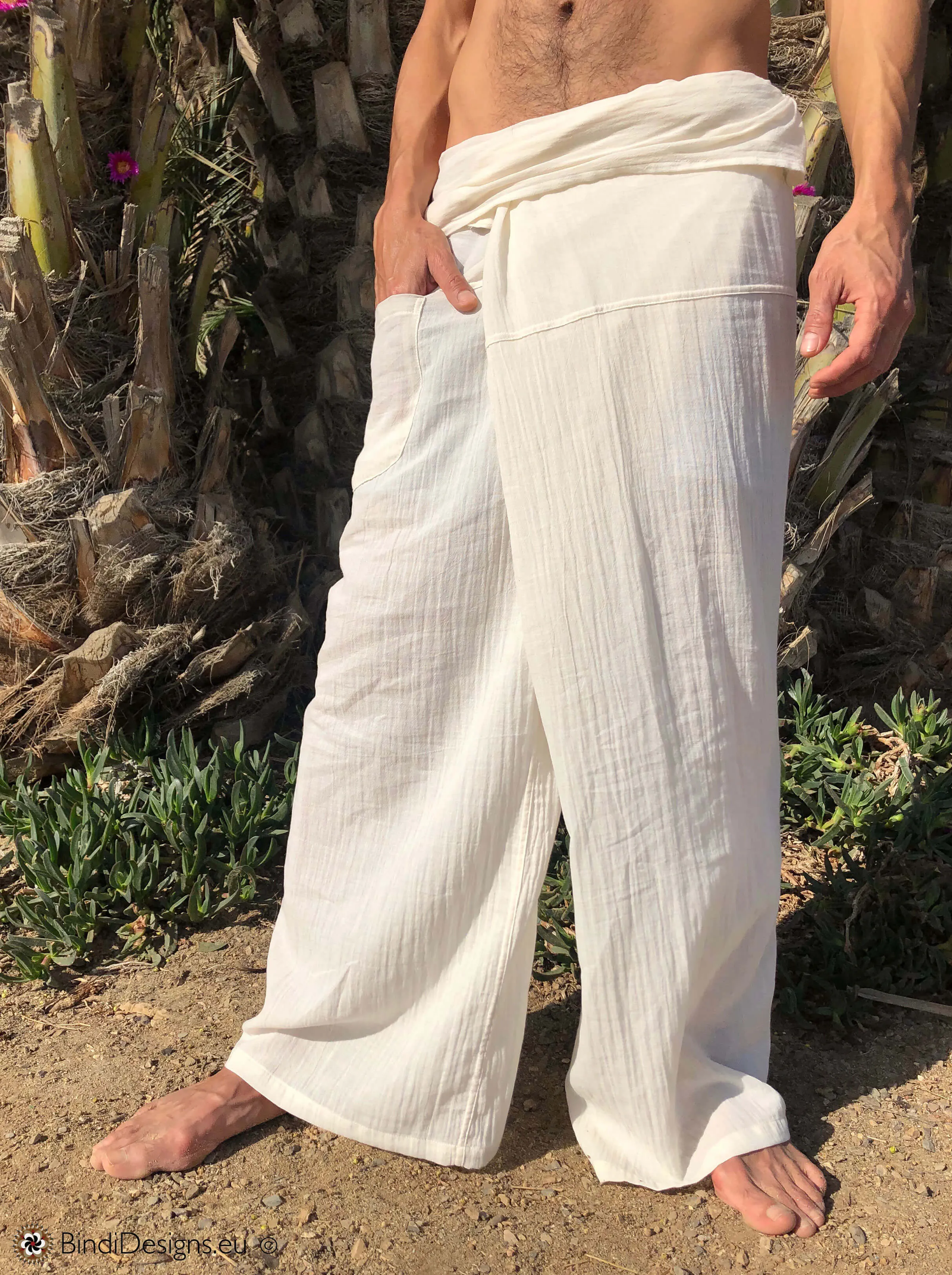 Extra Light Natural Cotton Thai Fisherman Pants