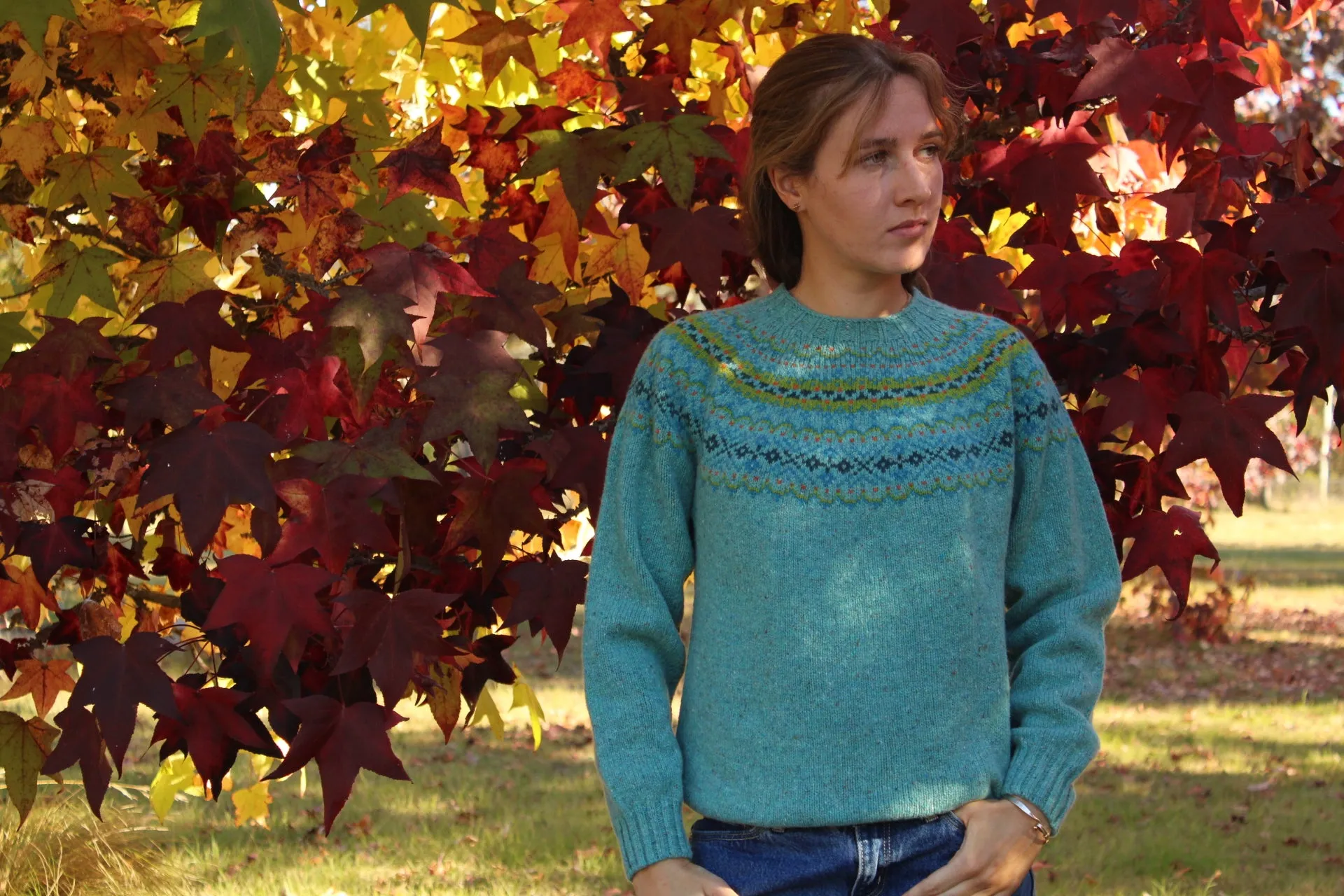 Fair Isle Nep Twist Jumper - Uist