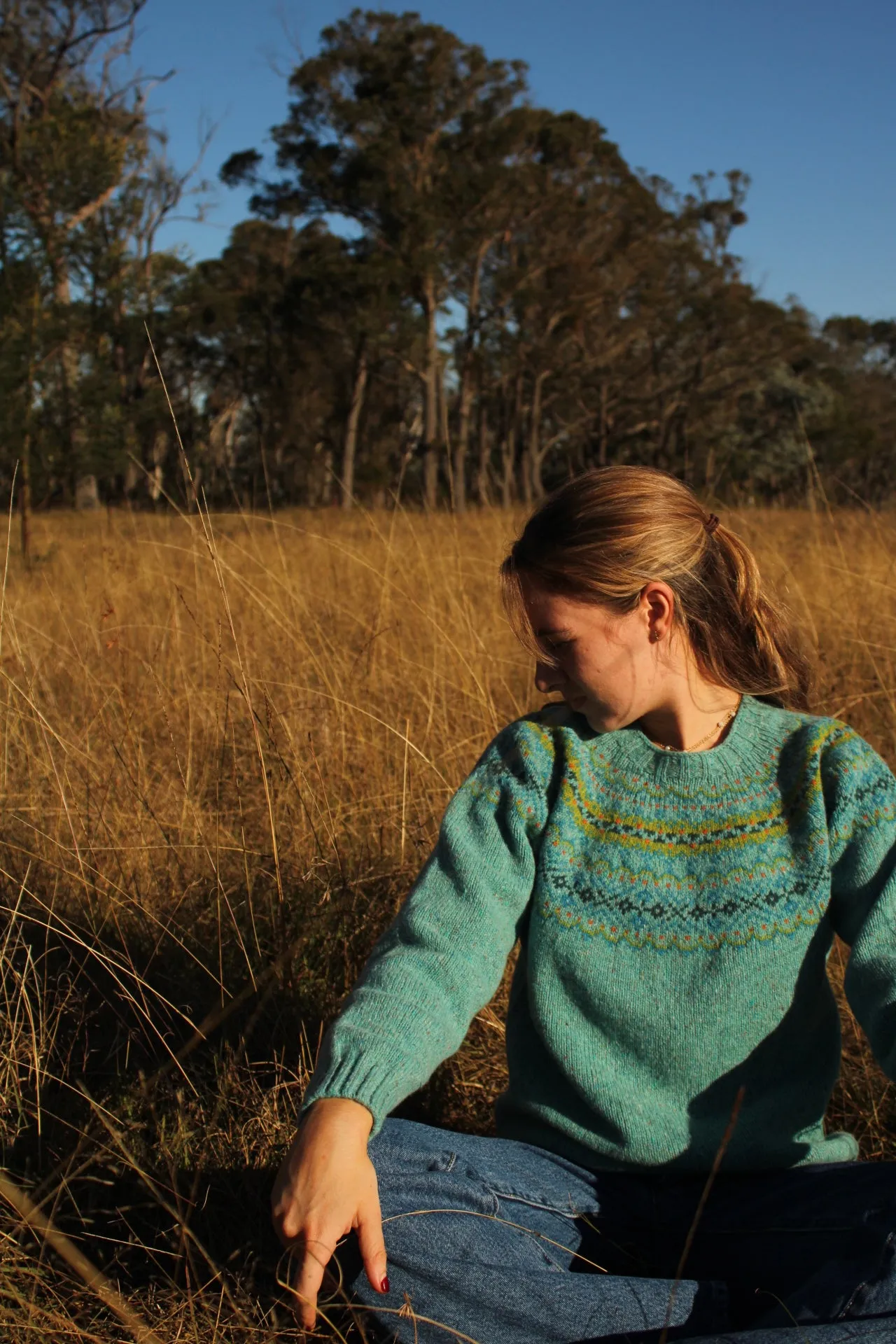 Fair Isle Nep Twist Jumper - Uist